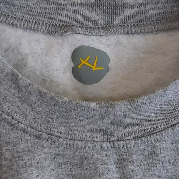 A Graffiti Throwup Graphic Sweatshirt Hand Made  Free Headaches  Size XL… - Picture 4 of 7